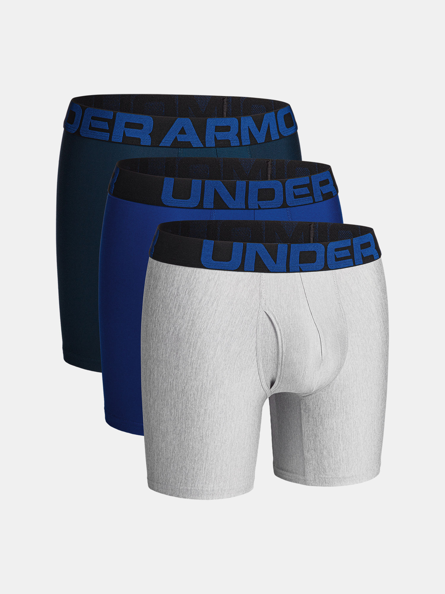 Boxerky Under Armour Tech 6in 3 Pack-NVY (1)