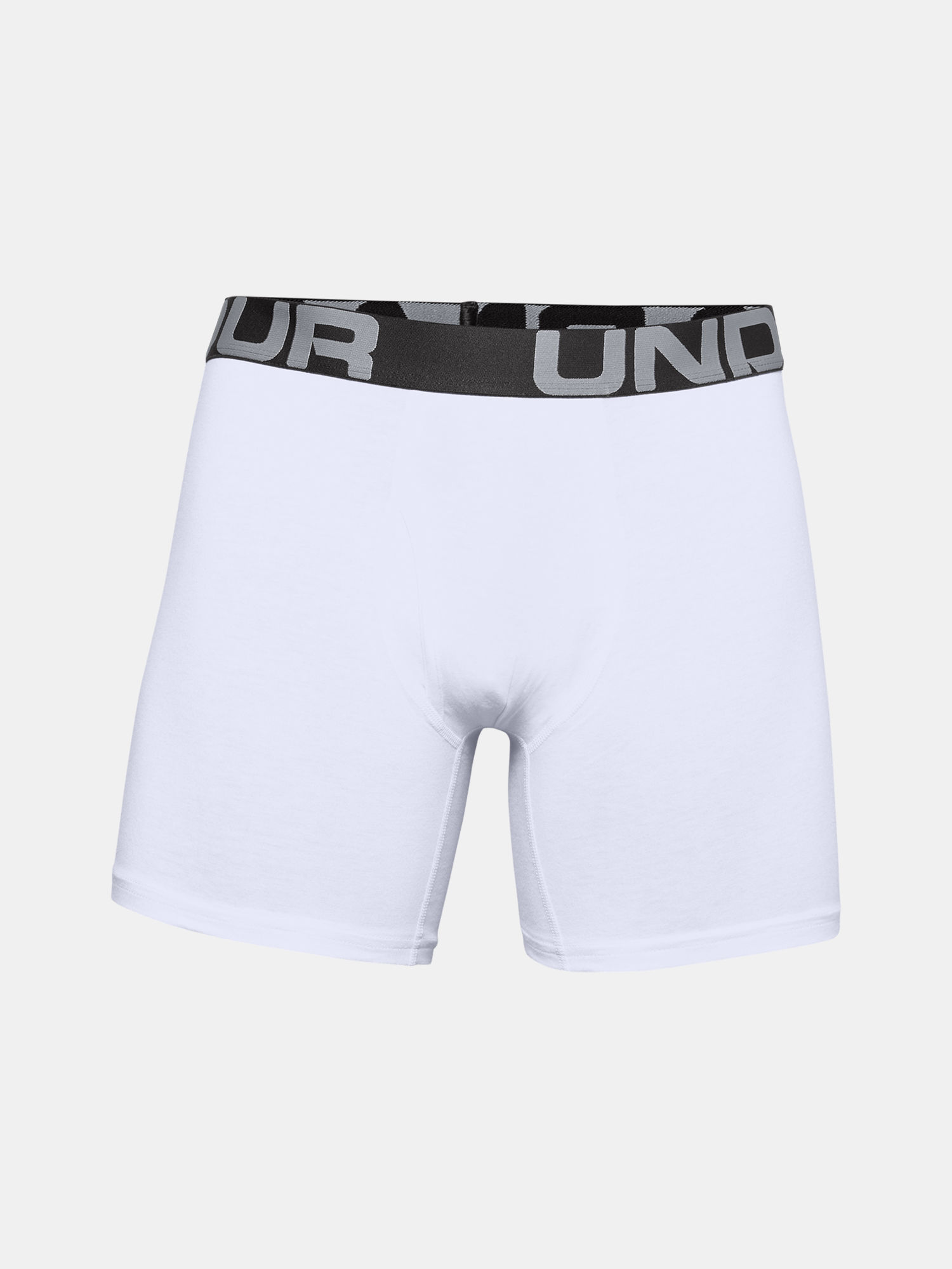 Boxerky Under Armour Charged Cotton 6in 3 Pack-WHT (3)