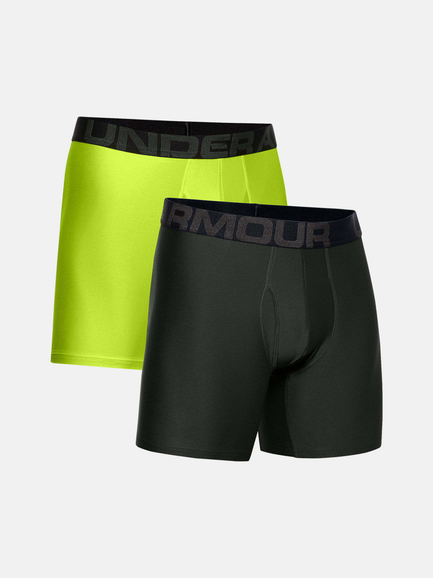 Boxerky Under Armour Tech 6in 2 Pack-GRN (3)