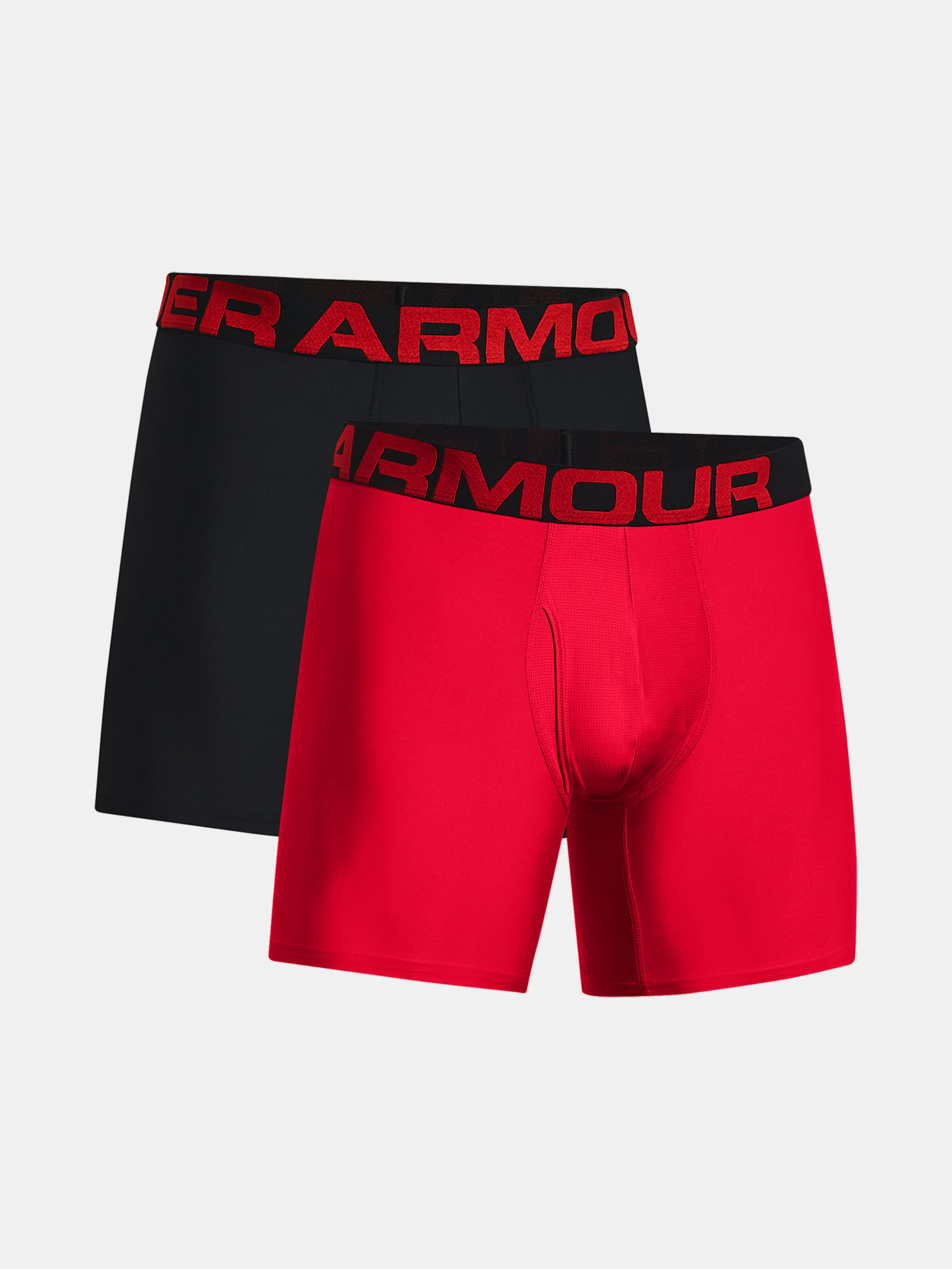 Boxerky Under Armour Tech 6in 2 Pack-RED (3)