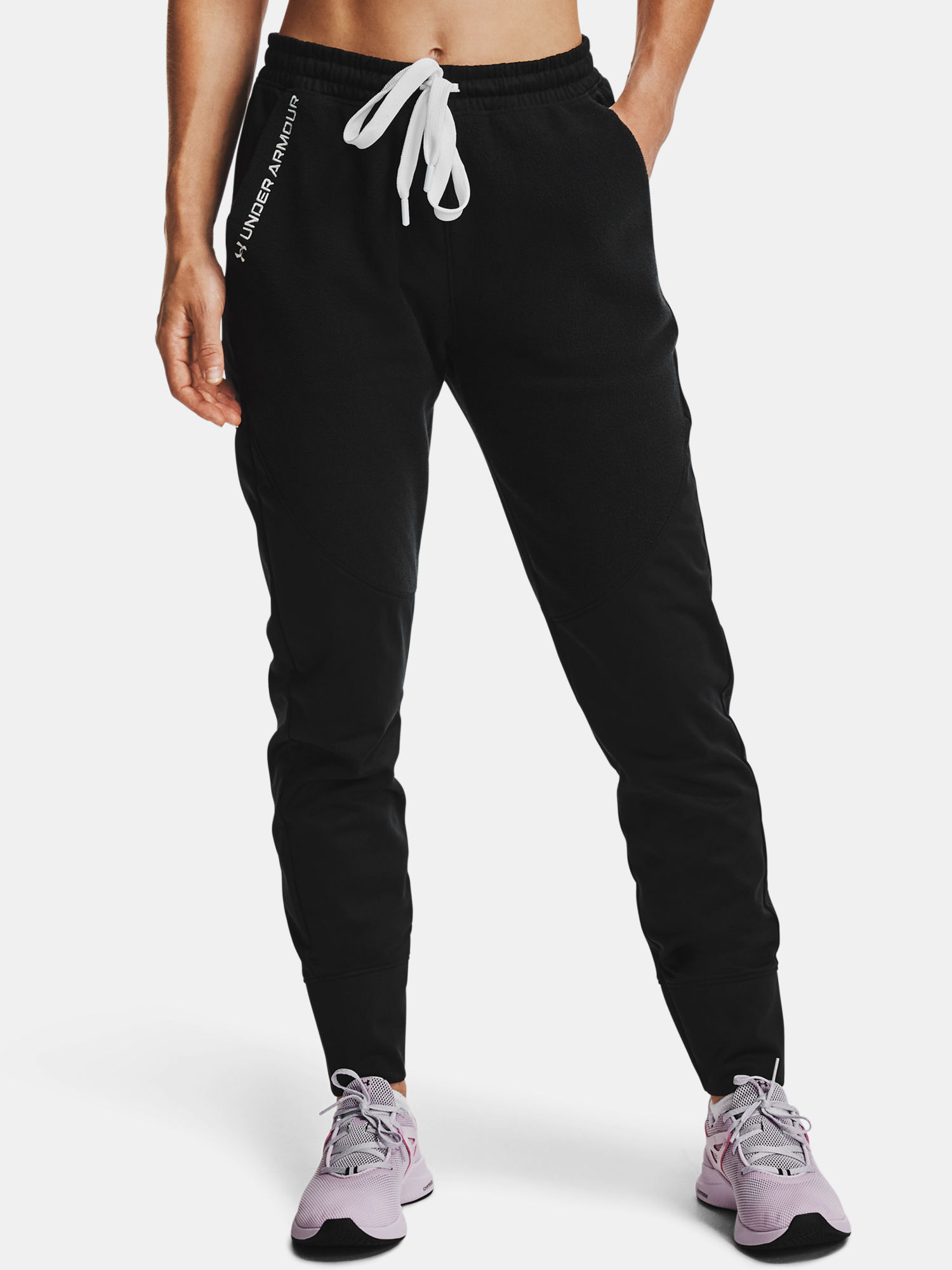 Kalhoty Under Armour Recover Fleece Pants-BLK (1)