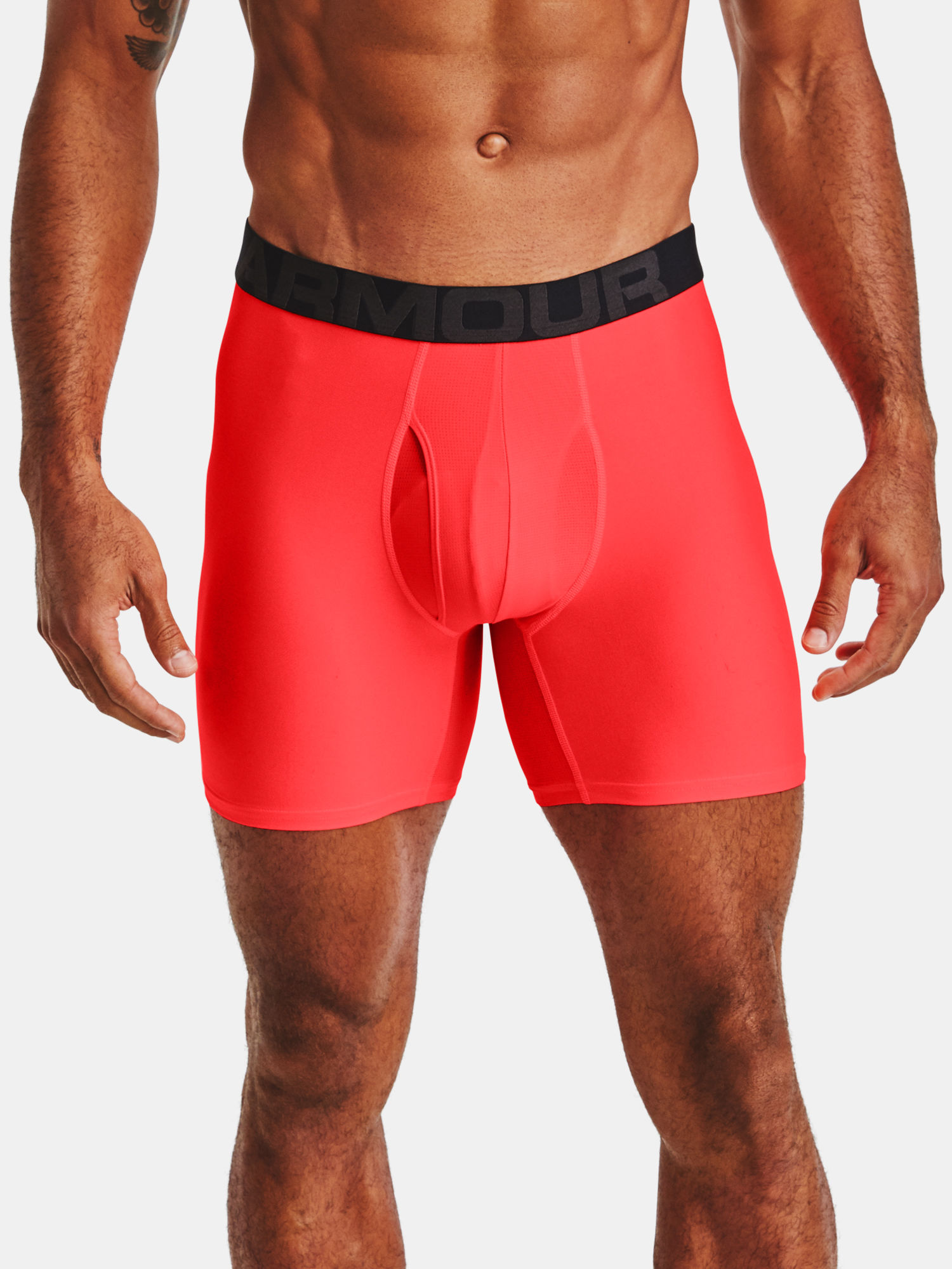 Boxerky Under Armour Tech 6in 2 Pack-RED (1)