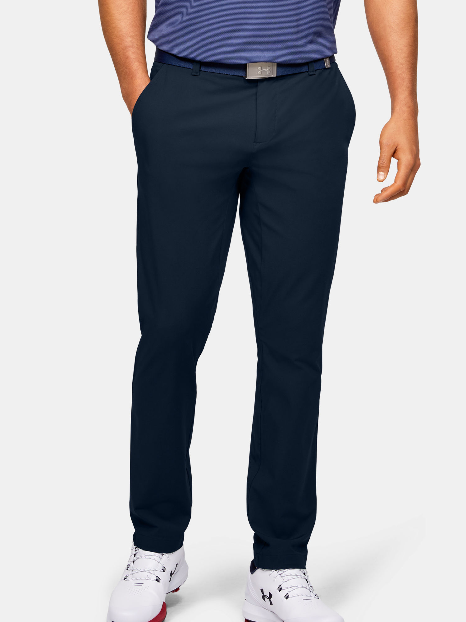 Kalhoty Under Armour Iso-Chill Taper Pant-NVY (1)