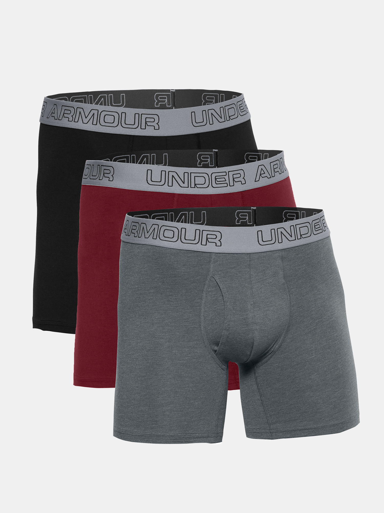 Boxerky Under Armour Charged Cotton 6in 3Pk (5)