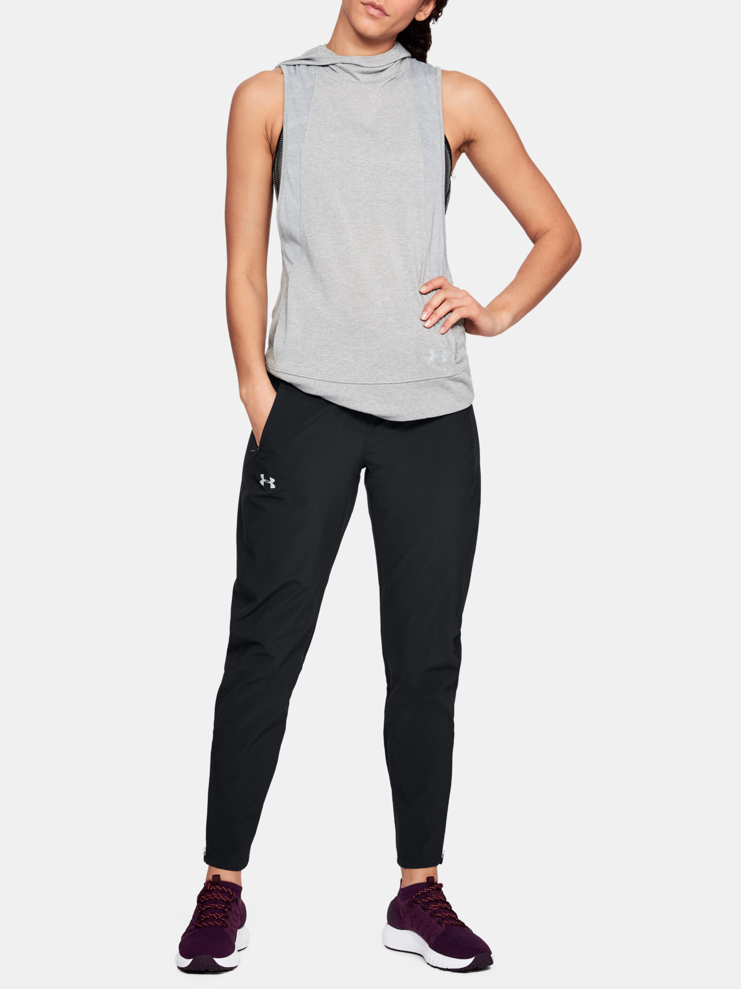 Kalhoty Under Armour OutRun The Storm SP Pant-BLK (6)