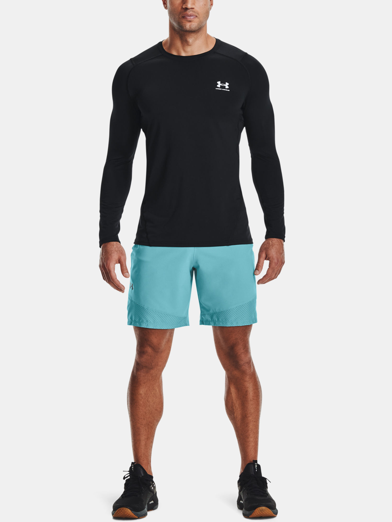 Tričko Under Armour HG Armour Fitted LS-BLK (6)