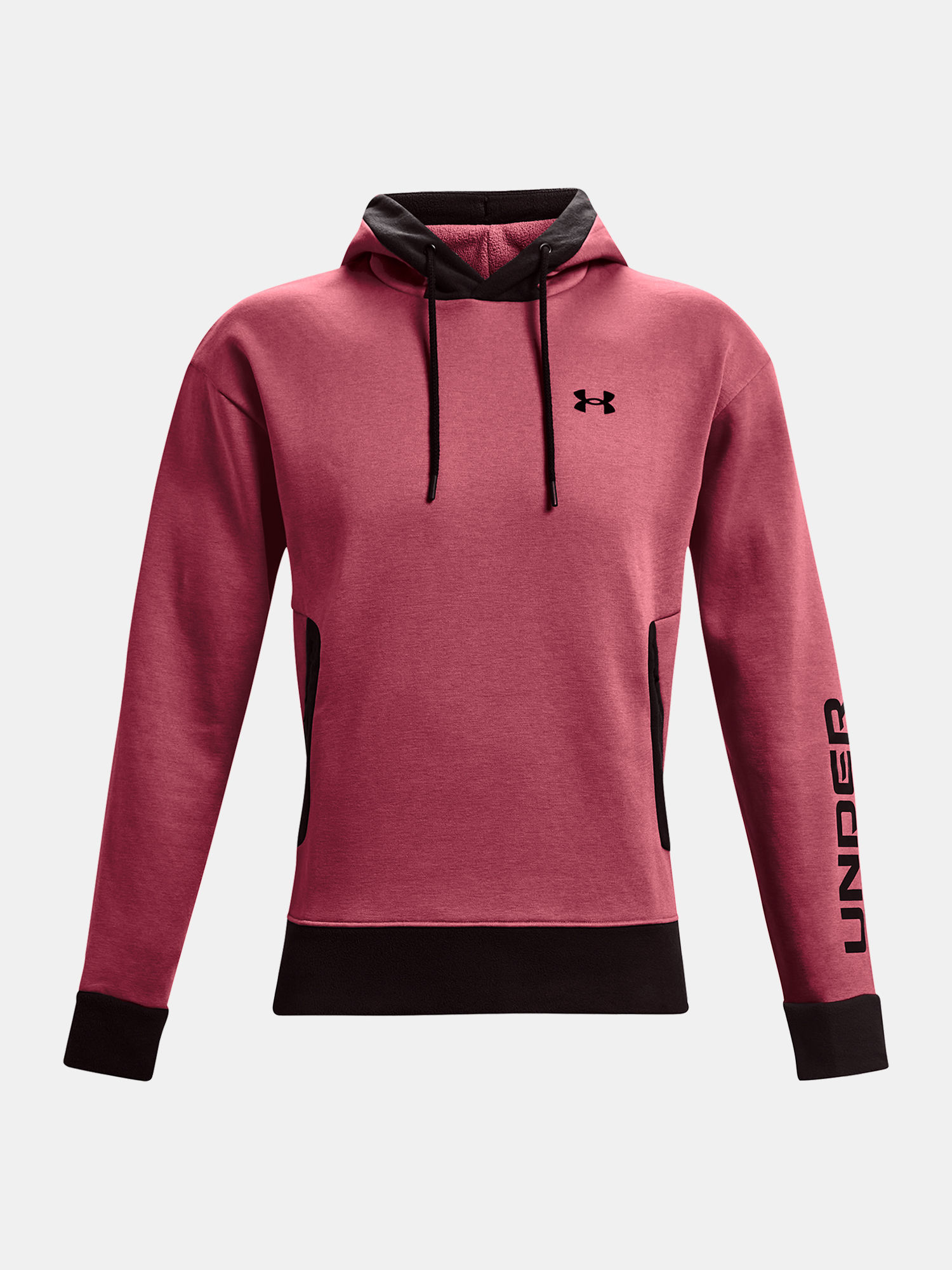 Mikina Under Armour Recover Fleece Hoodie-RED (3)