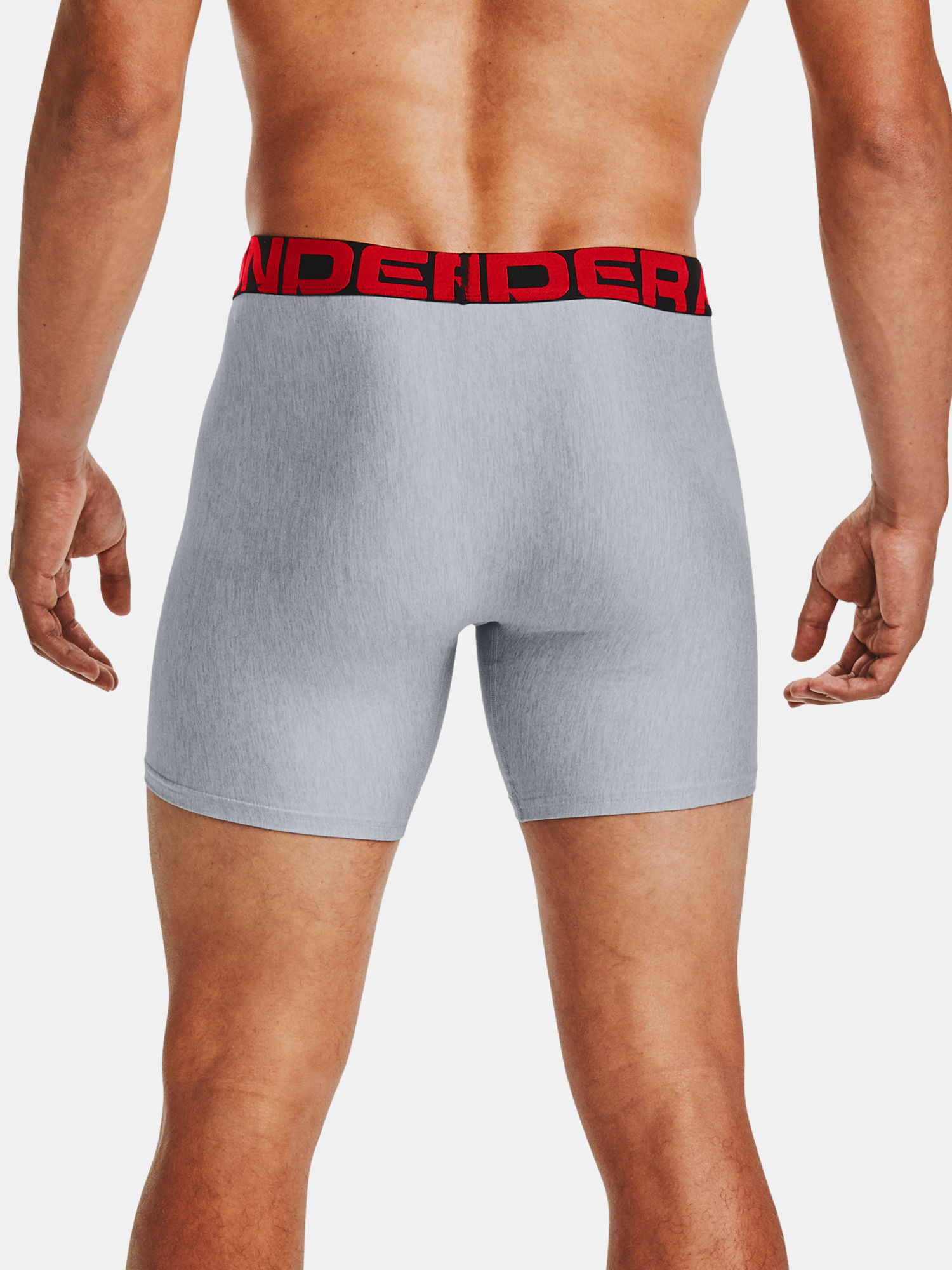 Boxerky Under Armour Tech 6in 2 Pack-GRY (2)