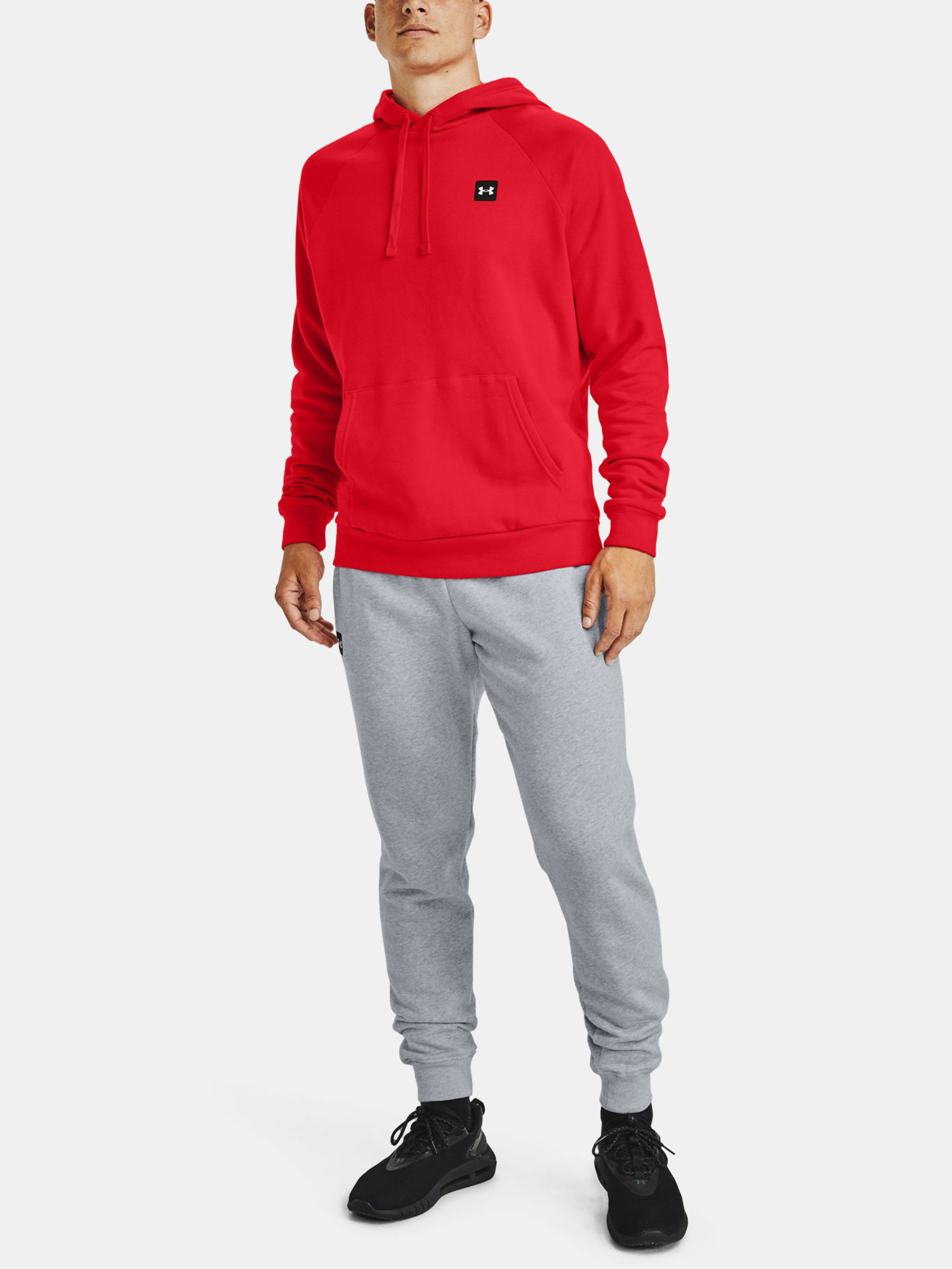 Mikina Under Armour Rival Fleece Hoodie-RED (6)