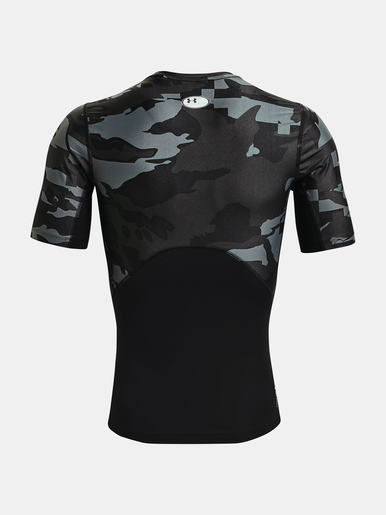 Kompresní tričko Under Armour HG Isochill Comp Print SS-BLK (4)