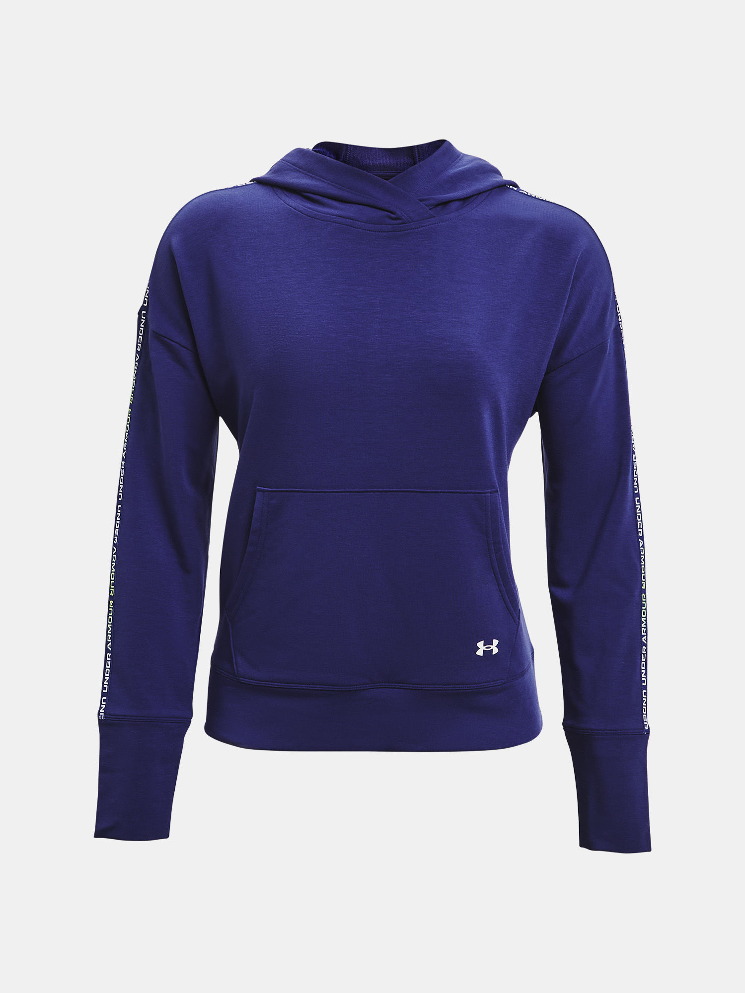 Mikina Under Armour Rival Terry Taped Hoodie-BLU (3)