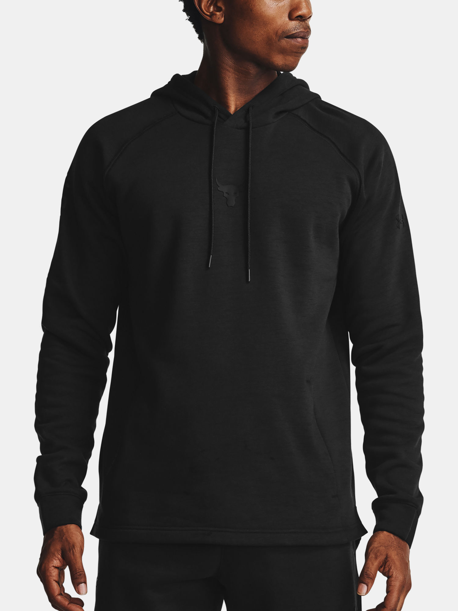 Mikina Under Armour Project Rock CC Hoodie-BLK (1)