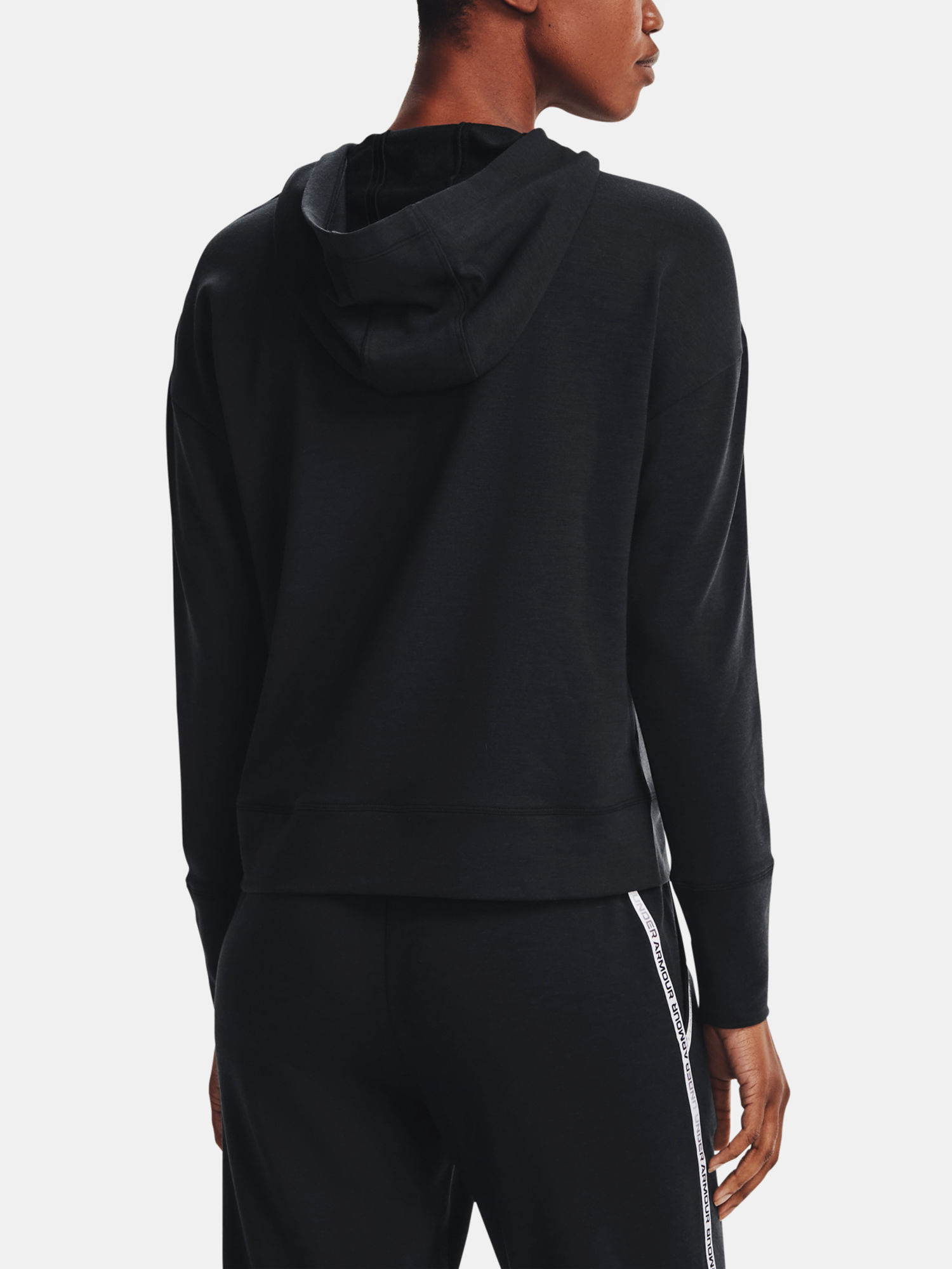MIkina Under Armour Rival Terry Taped Hoodie-BLK (2)