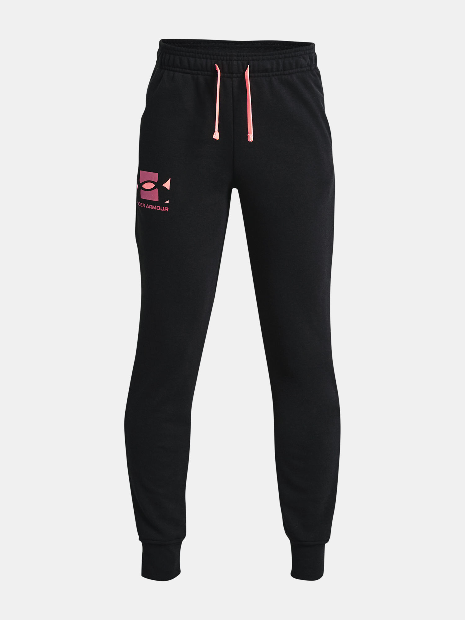 Tepláky Under Armour RIVAL TERRY PANTS-BLK (1)