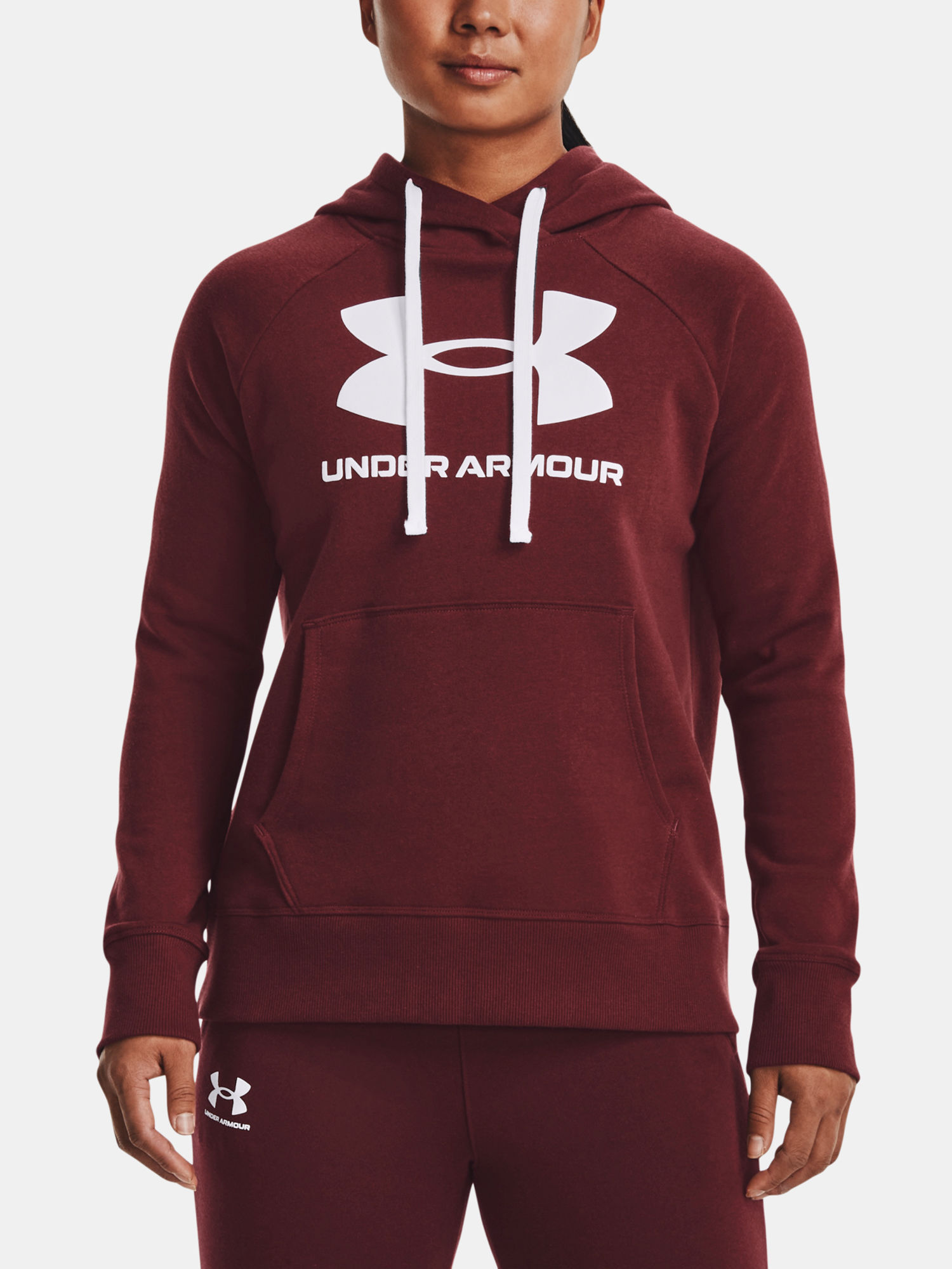 Mikina Under Armour Rival Fleece Logo Hoodie-RED (1)