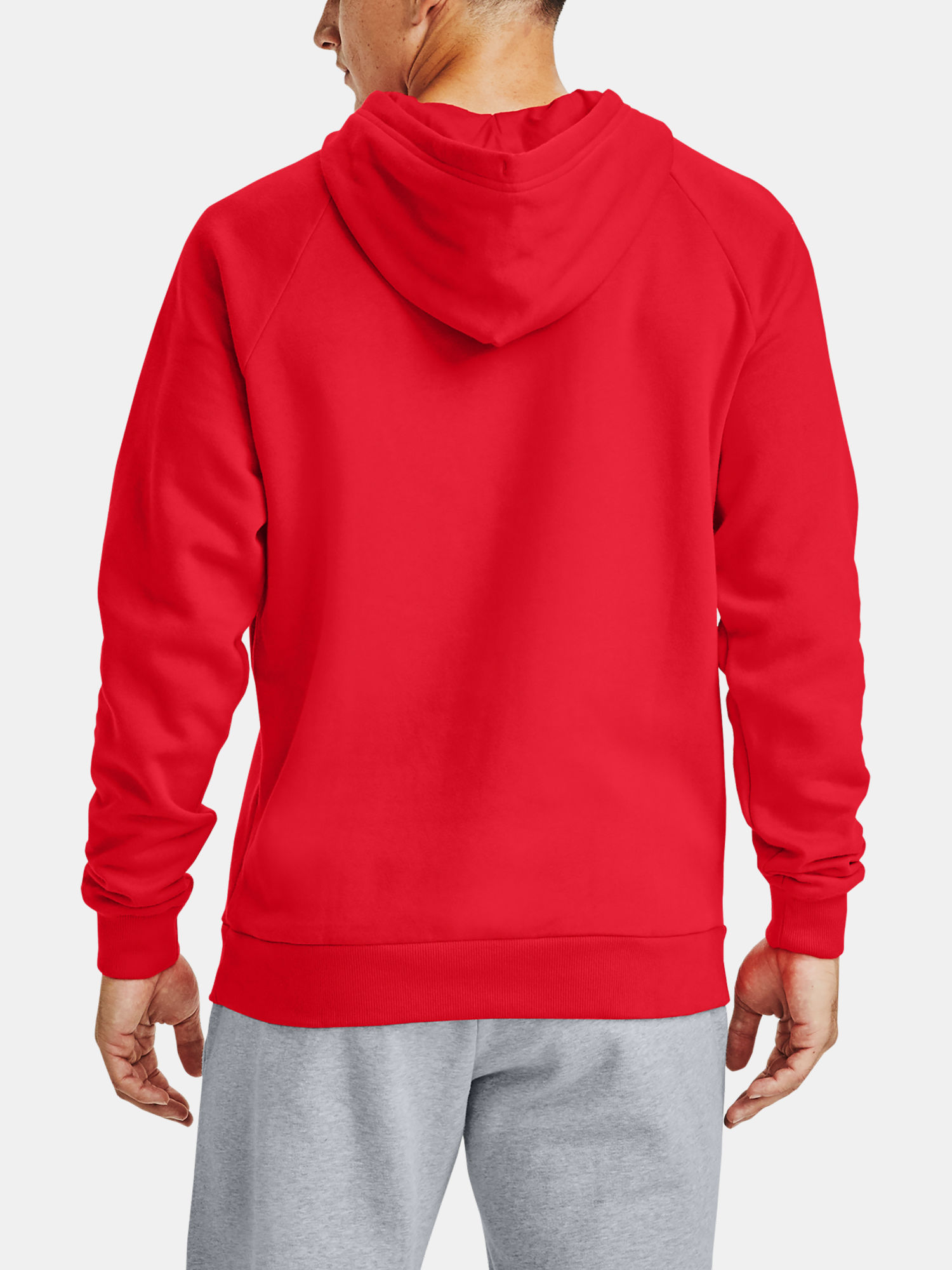 Mikina Under Armour Rival Fleece Hoodie-RED (2)
