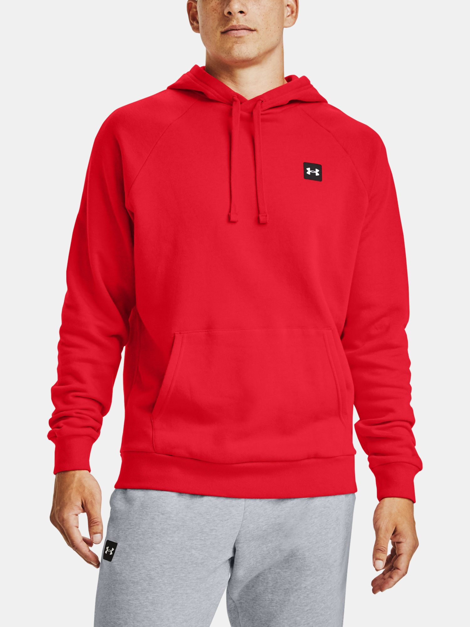 Mikina Under Armour Rival Fleece Hoodie-RED (1)