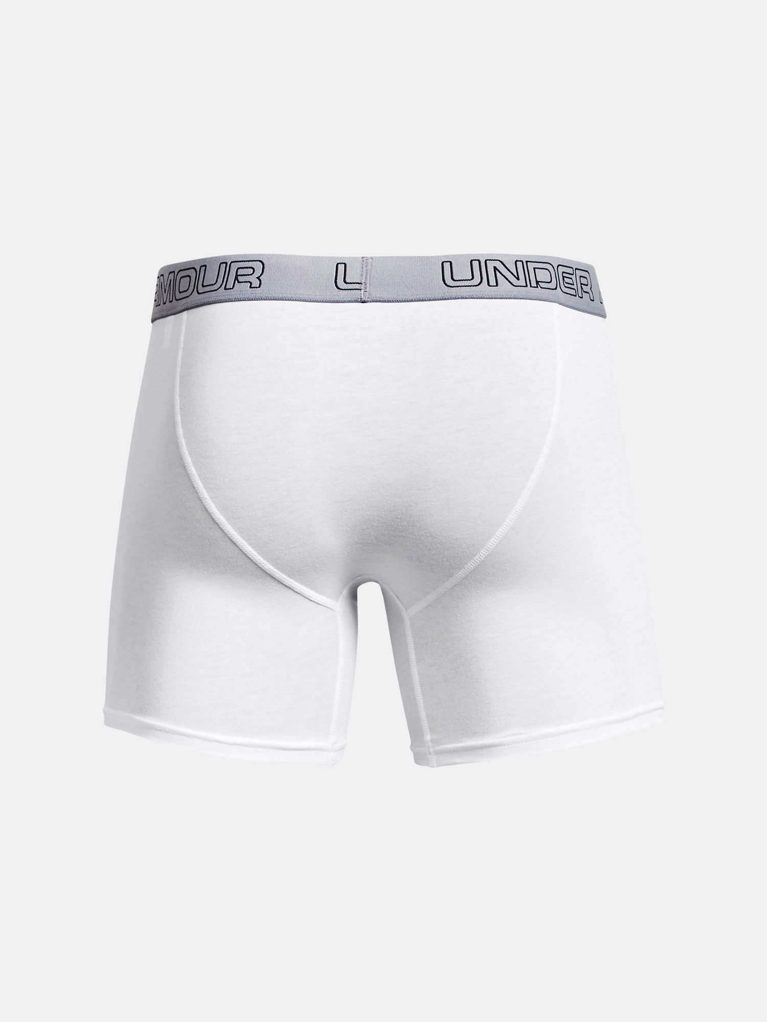 Boxerky Under Armour Charged Cotton 6in 3Pk-WHT (4)