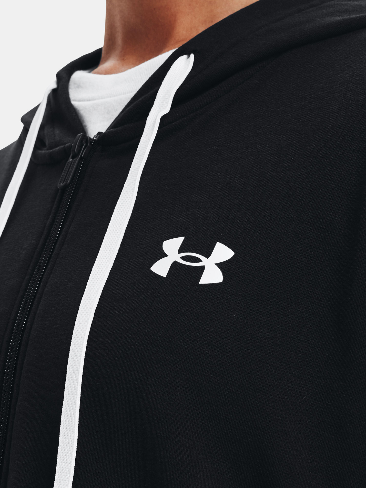 Mikina Under Armour Rival Terry CB FZ Hoodie-BLK (5)