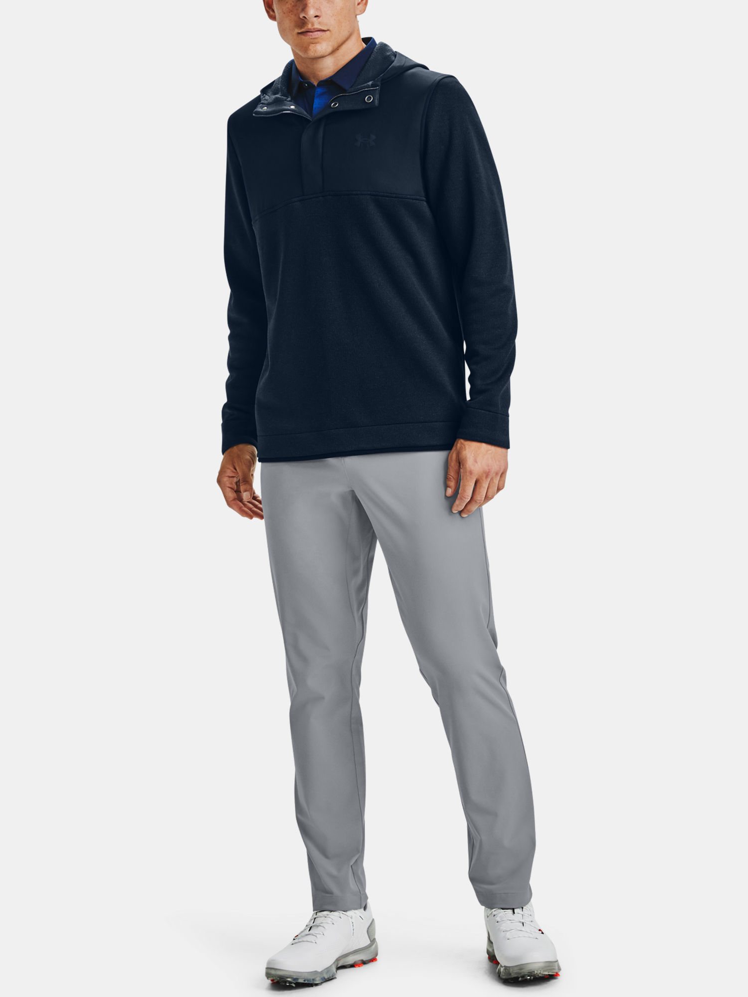Mikina Under Armour Storm SF Hoodie-NVY (7)