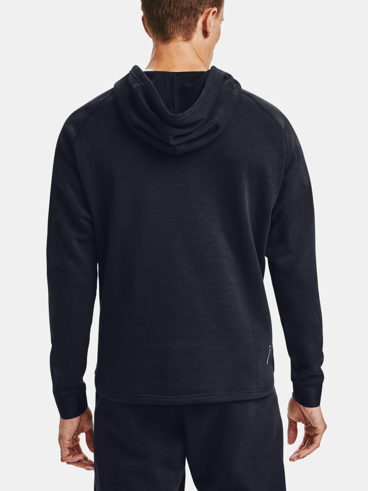 Mikina Under Armour Charged Cotton Fleece HD-BLK (2)