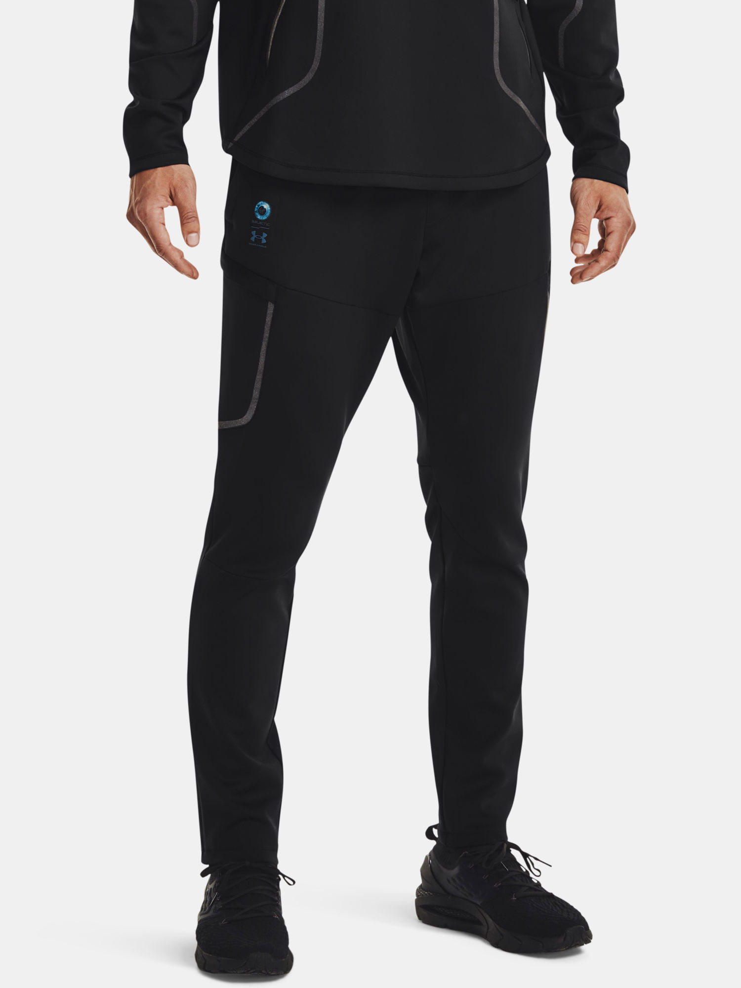 Kalhoty Under Armour VG Recover Ponte Cargo Pant-BLK (1)