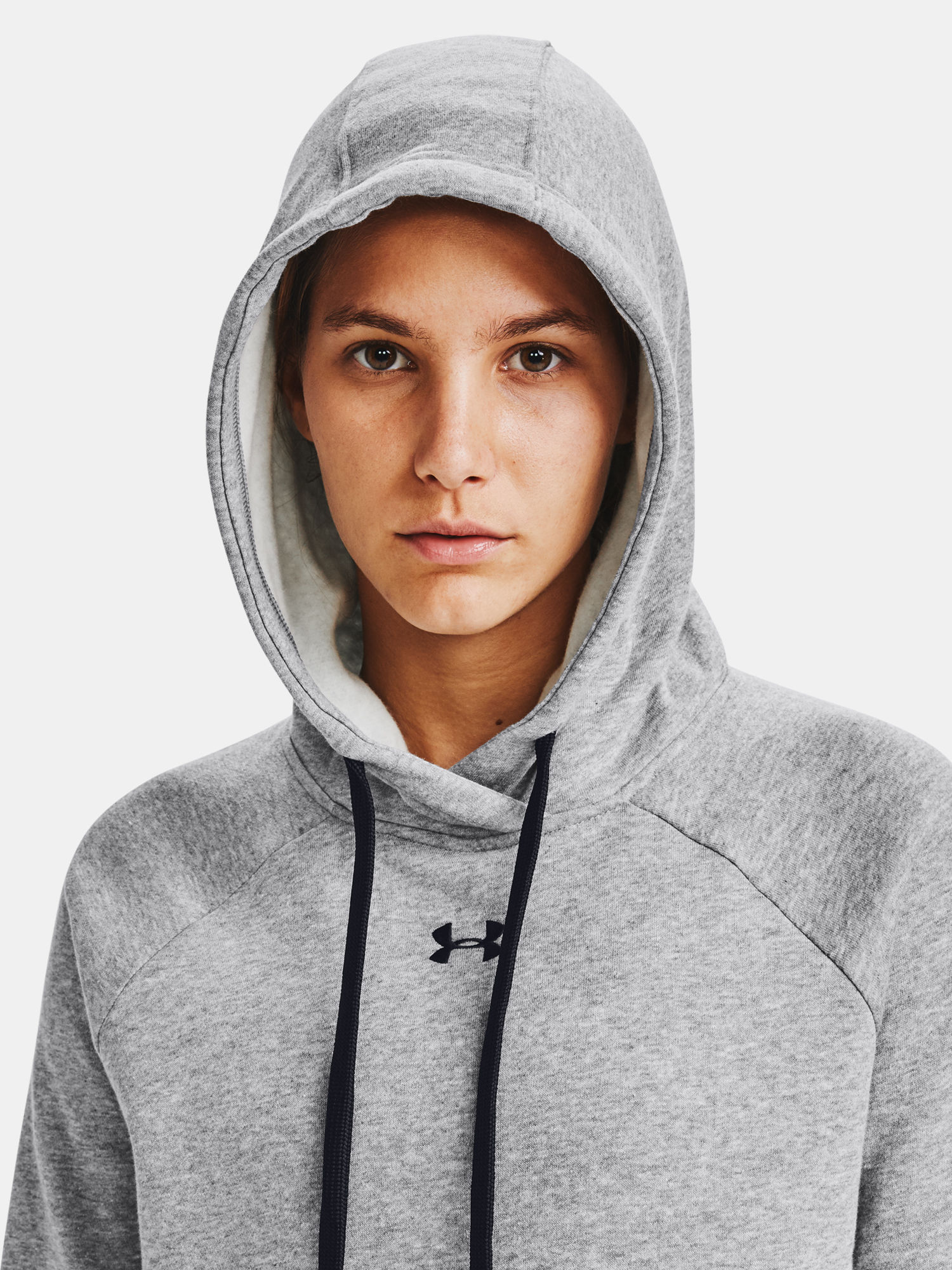 Mikina Under Armour Rival Fleece HB Hoodie-GRY (5)