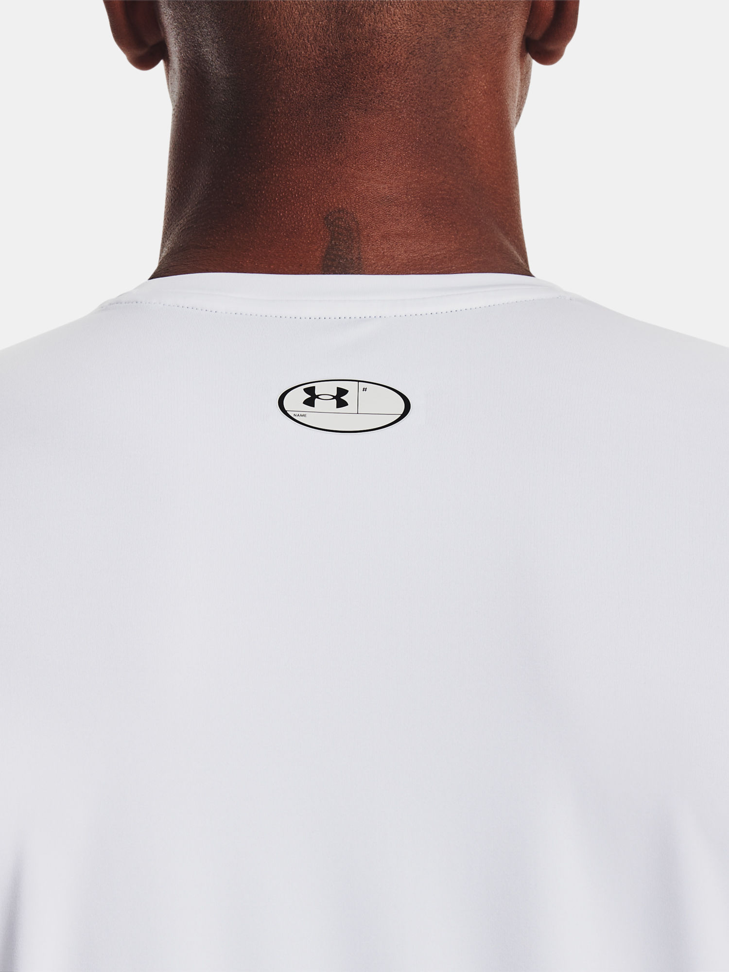 Tričko Under Armour HG Armour Fitted SS-WHT (5)