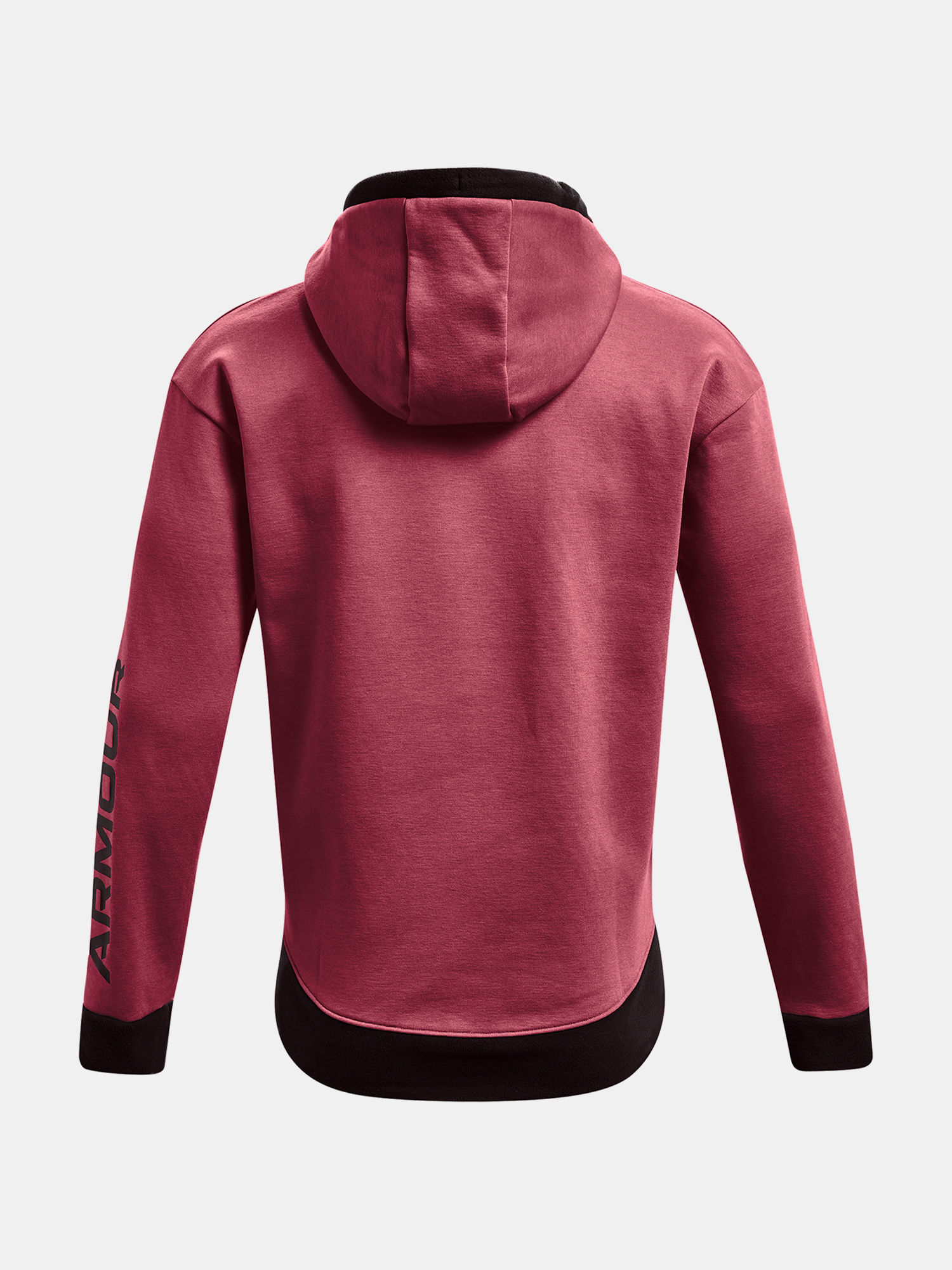 Mikina Under Armour Recover Fleece Hoodie-RED (4)
