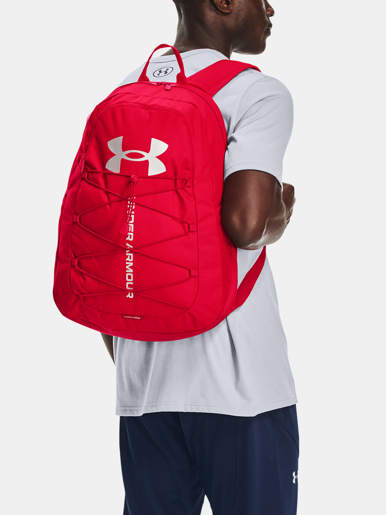 Batoh Under Armour UA Hustle Sport Backpack-RED (7)