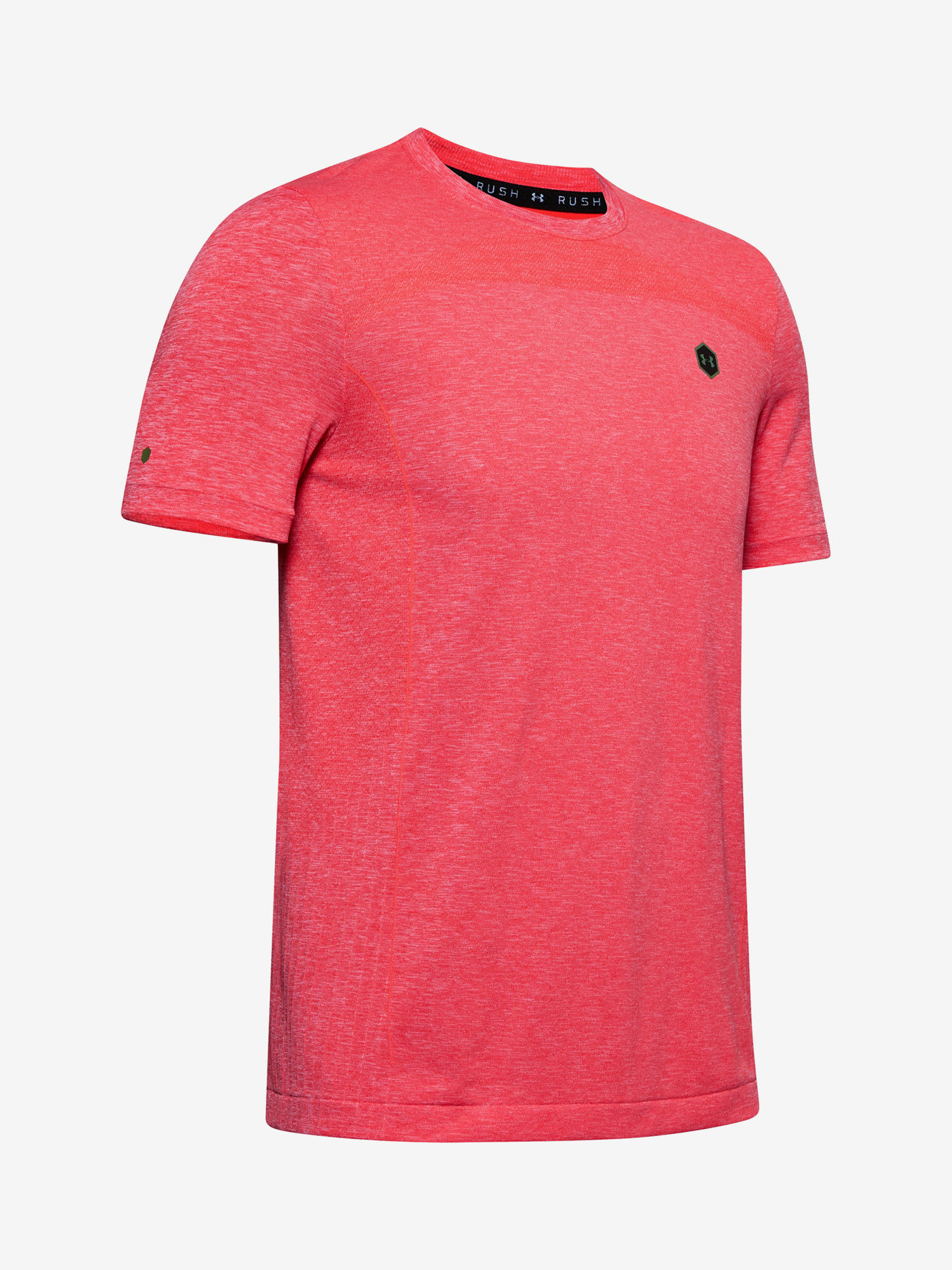 Tričko Under Armour Rush Seamless Fitted SS-RED (1)