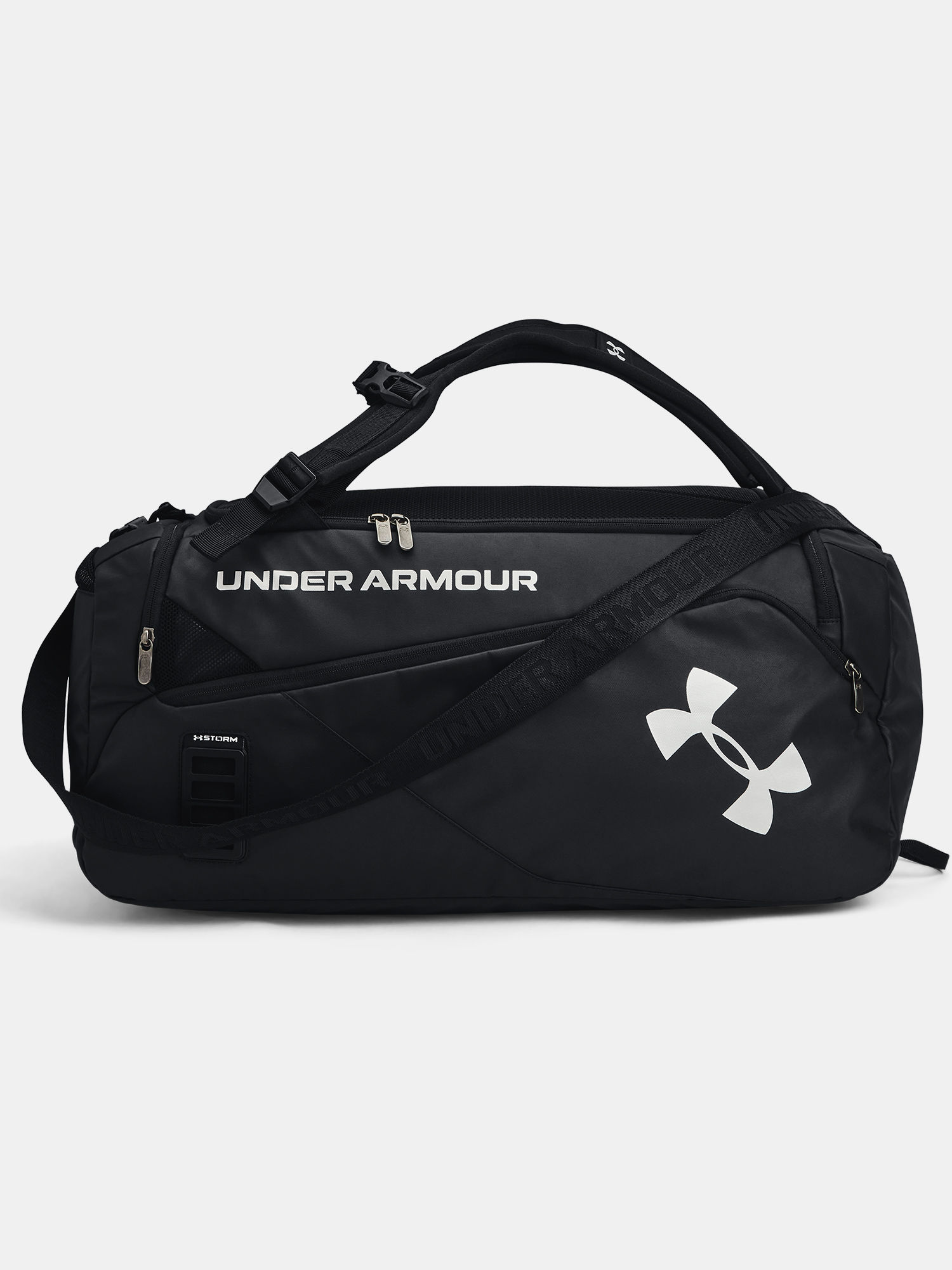 Taška Under Armour Contain Duo MD Duffle-BLK (1)