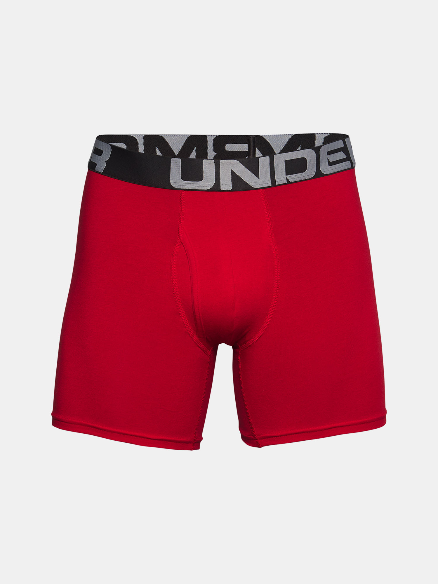 Boxerky Under Armour Charged Cotton 6in 3 Pack-RED (3)