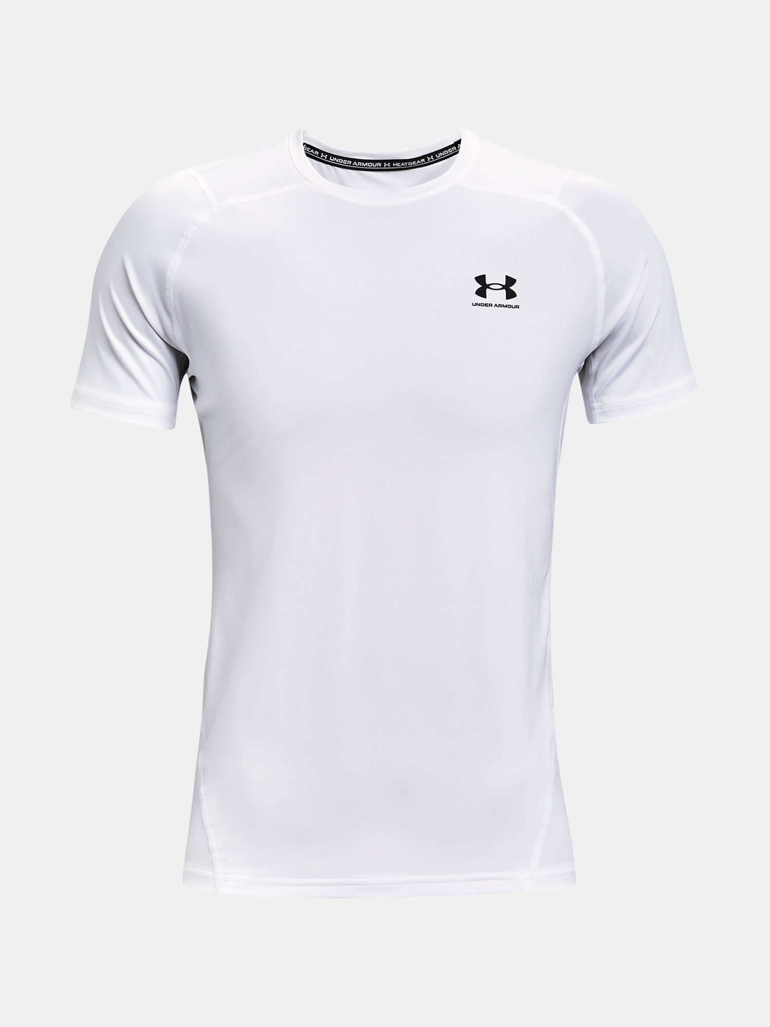 Tričko Under Armour HG Armour Fitted SS-WHT (3)