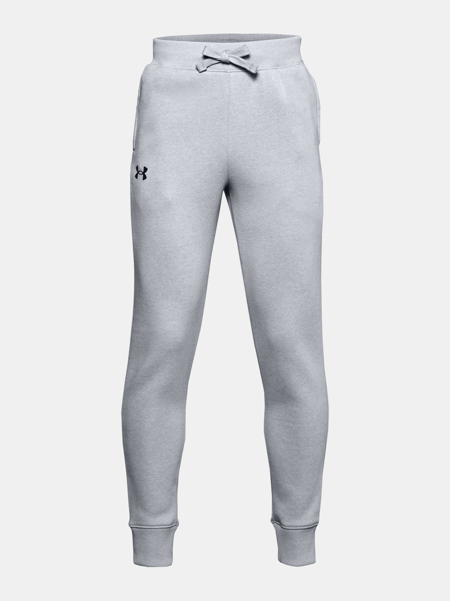 Kalhoty Under Armour RIVAL COTTON PANTS-GRY (1)